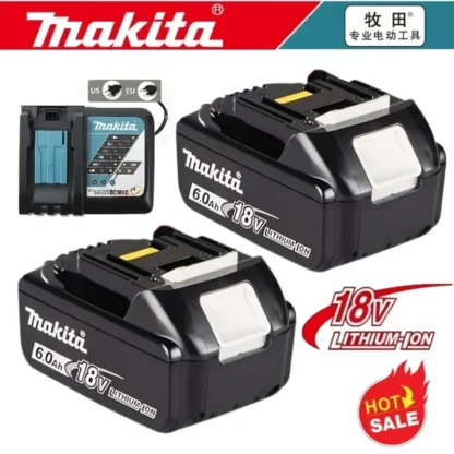 100% genuino/Original Makita 18v 6,0Ah para herramientas makita batería de taladro bl1850b BL1850 bl1860 bl 1860 bl1830 bl1815 bl1840 LXT400