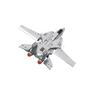 Mini F-14 de la Fuerza Aérea para niños y adultos, modelo de caza Panda, Avión de aviación, Guerra Creativa, bloques de construcción militares, Juguetes