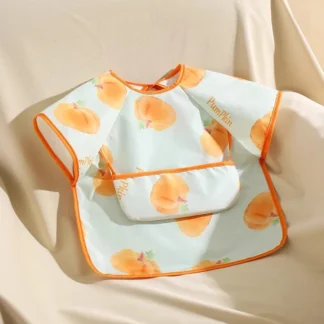 Delantal impermeable de manga corta para bebé, niño y niña babero de suave para alimentación, ropa para eructar, novedad de verano