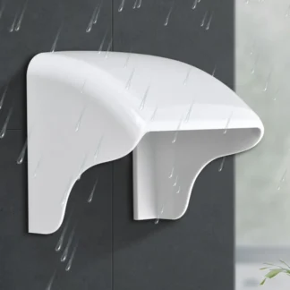 Caja impermeable tipo 86, interruptor de luz de pared, caja de protección, cubierta exterior de plástico blanco, caja de superficie impermeable, 1 ud.