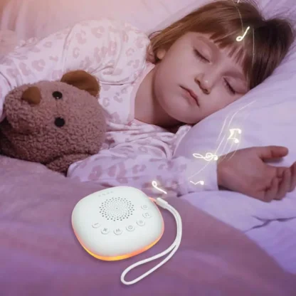 Máquinas de ruido para dormir, chupete portátil para bebés, relajante, recargable por USB, ayuda para dormir, chupete para dormitorio, guardería, viaje