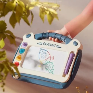 Tablero de dibujo magnético colorido, bloc de escritura, tablero para garabatear, juguete, pintura de Graffiti, tablero de Graffiti magnético borrable para jardín de infantes