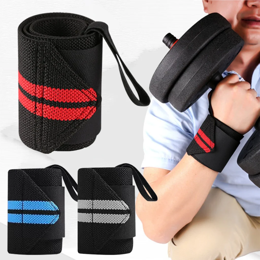 1 correa de presión para ejercicio, muñeca elástica, presión de muñeca, levantamiento de pesas, vendaje deportivo para muñeca, protector de muñeca contra esguince para hombres