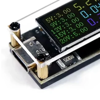 QA88X PD100W 5A señuelo multiusos 5/9/12/15/20V pantalla a Color de 0,96 pulgadas voltaje corriente potencia almohadilla de electrodo negativo positivo