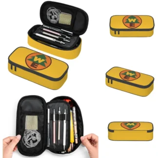 Estuches de lápices con logotipo de Wilderness Explorer, bolsas de bolígrafo de gran capacidad, caja de lápices para niños, niñas, estudiantes, papelería escolar