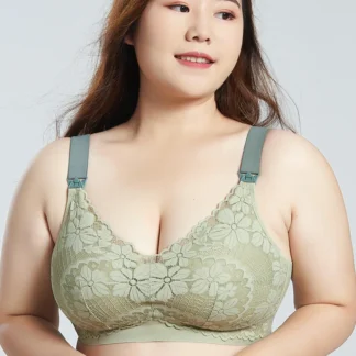 Sujetadores de maternidad de encaje fino, sujetador de lactancia sin aros, ropa de embarazo para prevenir la flacidez, lactancia, ropa interior transpirable para mujer