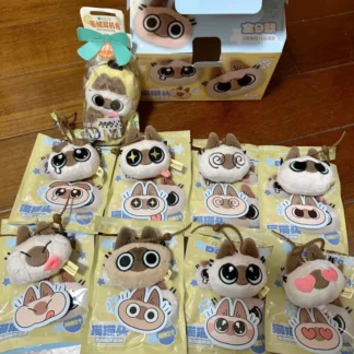 Caja ciega con colgantes de gato siamés auténtico, serie de vida diaria de Azucisan, bolsa ciega, caja sorpresa de gato siamés bonito, regalo de cumpleaños
