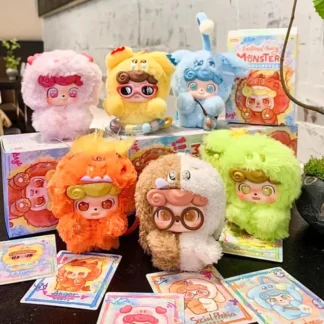 Q.Kid-caja ciega de vinilo de la serie de monstruos peludos y emocionales, caja misteriosa, figura de acción de Anime, muñeco colgante de felpa bonito, juguete para regalo hecho a mano