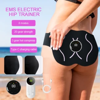 EMS-Entrenador de cadera eléctrico, melocotón, moldeador de glúteos, levantamiento de músculos de la cadera, máquina de masaje reafirmante, Estimulador de agrandamiento muscular de glúteos