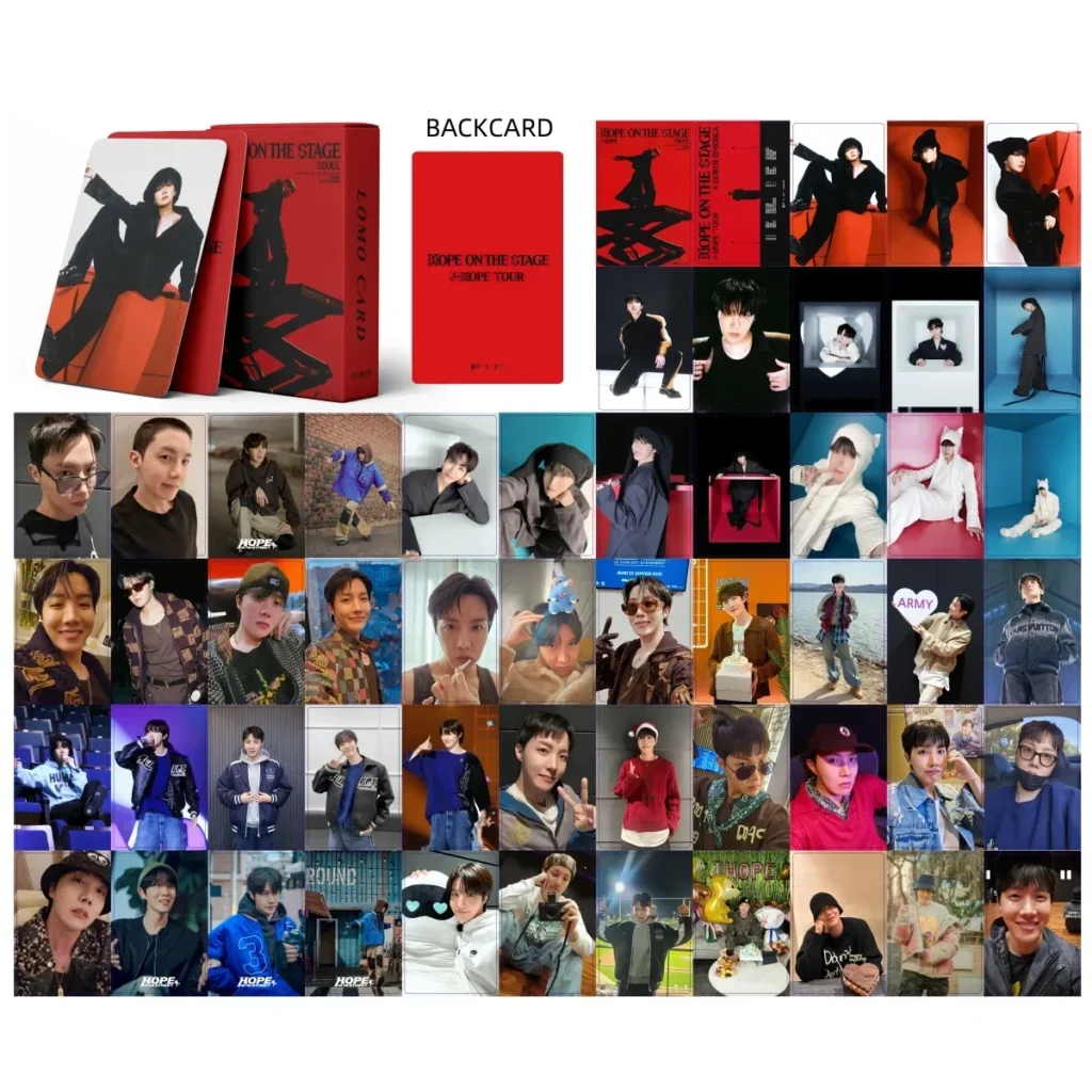 55 unids/set Kpop Hope on the Stage Lomo Card nuevo Ablum HD foto impresa tarjetas postales sesión fotográfica para colección de Fans regalos
