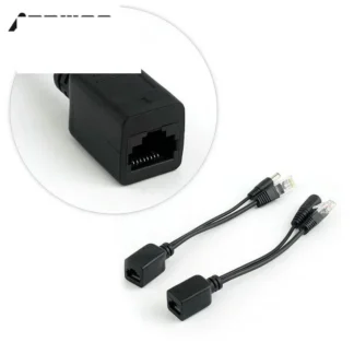 Cable adaptador de alimentación pasiva por Ethernet, módulo de fuente de alimentación del inyector RJ45, divisor POE, 12-48v para IP