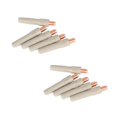 Boquilla conductora recubierta de New-10PCS, boquilla conductora de soldadura bidireccional, sin bloqueo de cables y sin escoria de soldadura 8,8X45x1,2