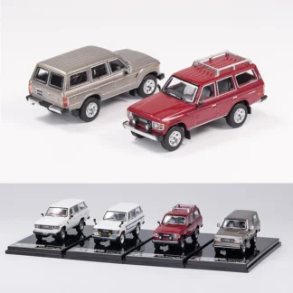 GCD 1/64 Diecast Toyota Land Cruiser LC60 modelo de coche de juguete todoterreno 1:64 vehículo con estuche de regalo para adultos colección de pasatiempo