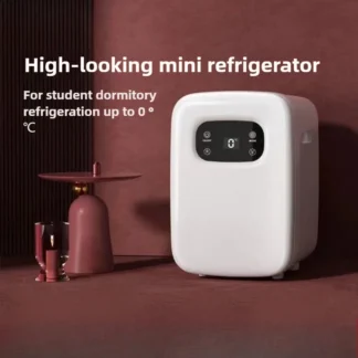 Refrigerador de coche de 10L, refrigeración pequeña de doble uso, caja de calefacción y refrigeración de cosméticos individuales con función de pantalla Digital