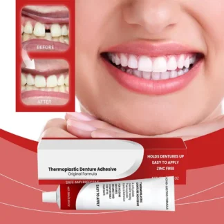 Adhesivos para dentadura postiza cómodos, pegamento para el cuidado de los dientes, Kit de reparación de dentadura termoplástica, cojín adhesivo, dentaduras postizas fijas de fricción