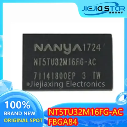 5 piezas NT5TU32M16FG-AC 100% nuevo y original FBGA84 DDR2 32 M * 16 chip de memoria flash envío gratis electrónica