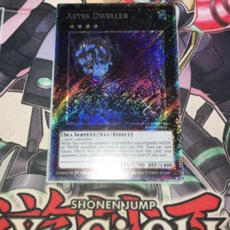 Yugioh-KONAMI TCG, RA02-EN033, Abyss, Dweller, platino, secreto, inglés, 1ª edición, Colección, tarjeta de menta