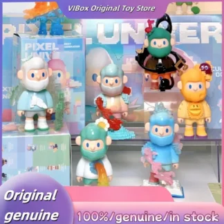 Caja ciega auténtica de la serie Bob V10 Times Pixel Universe, adorno de coche de juego moderno, modelo de juguete, regalo de cumpleaños, caja misteriosa