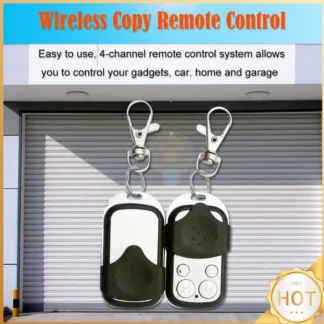 Copia de 433MHz, Control remoto, clon de Metal, código de aprendizaje, duplicador de Control remoto de 4 botones, clonación de llave de coche