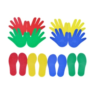 Marcadores de alfombras Educación física para niños Kit de entrenamiento táctil al aire libre para equilibrio hogar escuela coordinación de actividades en grupo