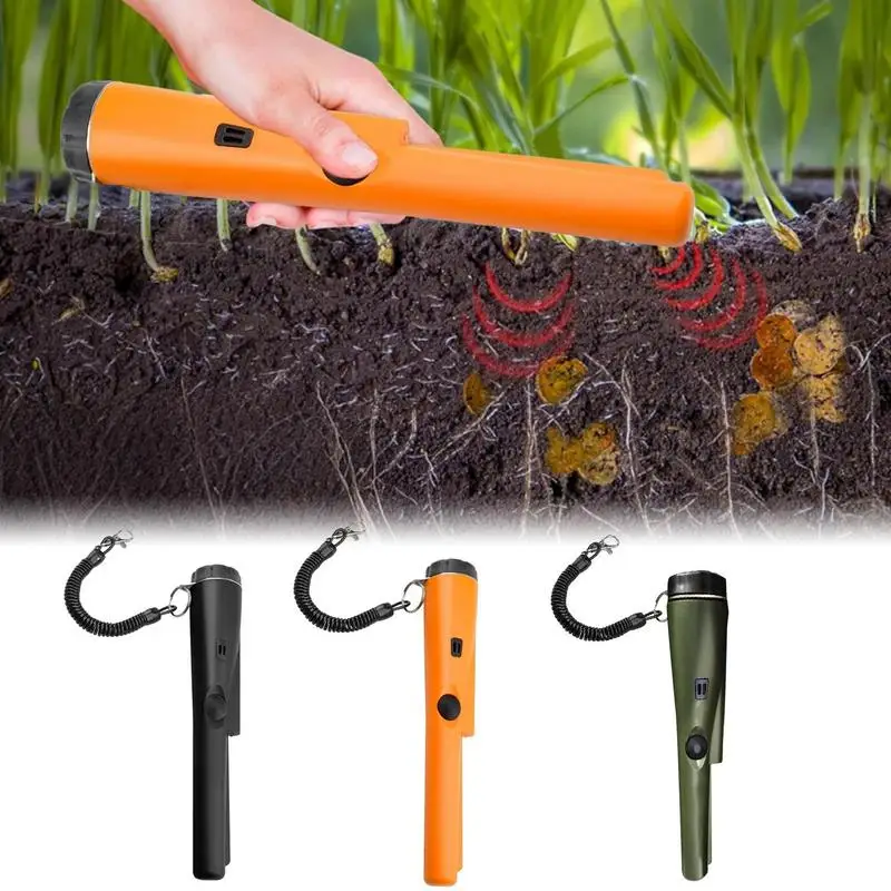 Detector de Metales Pinpointer, Detector de Metales de mano, Detector de metales pequeño impermeable, buscador portátil de alta precisión, herramienta de caza