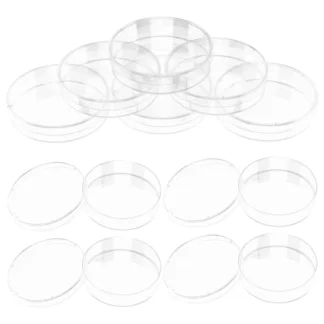 30 Uds. Placa de cultivo transparente de 35mm con experimento, placa de Petri de plástico, suministros de enseñanza de química