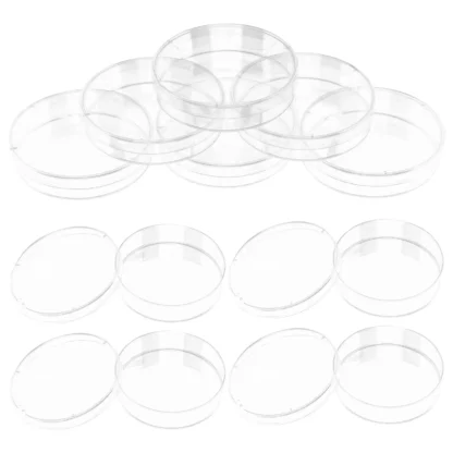 30 Uds. Placa de cultivo transparente de 35mm con experimento, placa de Petri de plástico, suministros de enseñanza de química