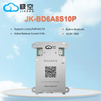 JIKONG BMS BD6A8S10P BMS inteligente 100Ah 4S 5S 6S 7S 8S 12V 24V batería con equilibrio activo 0.6A bms lifepo4 Li-ion LTO batería bms