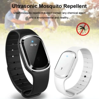 Pulsera antimosquitos, pulsera repelente de mosquitos ajustable, pulsera de silicona antimosquitos con carga USB para niños y adultos