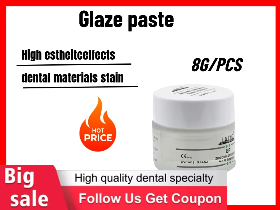 Colorante de pasta de esmalte para odontología, aplicable a polvo cerámico, Zirconia, disilicato de litio, vidrio, restauración de cerámica, laboratorio de dentaduras postizas