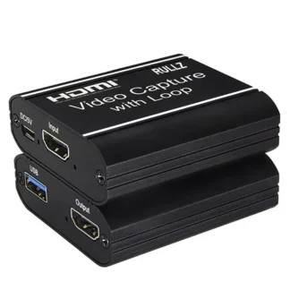 Tarjeta de captura de vídeo 4K TV Loop HD 1080P, USB 2,0, grabador de juegos compatible con HDMI, caja de grabación de vídeo para PS4, DVD, PC, transmisión en vivo