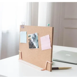 Tablero de corcho multifunción para mesa, estilo Ins de oficina, foto, mensaje, exhibición de boletín, tablero de corcho rectangular decorativo, 1 ud.