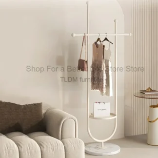 Soporte portátil para ropa, Perchero De Pie para dormitorio, colgador De ropa, Perchero para sombreros, Perchero De Pie moderno para el hogar, muebles para tienda De ropa