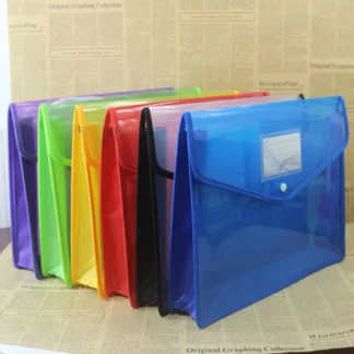Cartera, bolsa para archivos de acordeón, botón a presión, tamaño carta, carpetas de archivos expandibles, bolsa para documentos, carpeta de archivos, billetera de archivos de plástico