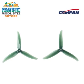 2 pares de drones cruzados de hélice Gemfan 6032 de tres palas y 6 pulgadas con vuelo sensible y eficiente de larga distancia