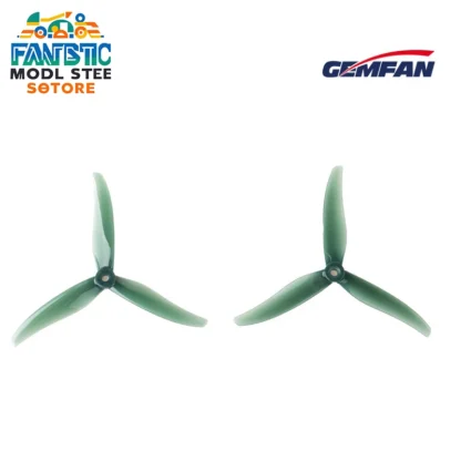 2 pares de drones cruzados de hélice Gemfan 6032 de tres palas y 6 pulgadas con vuelo sensible y eficiente de larga distancia