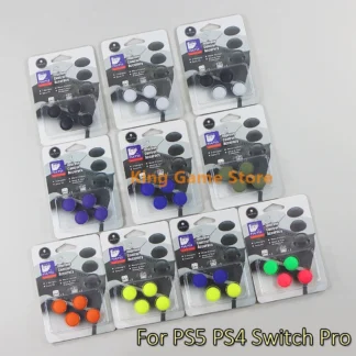 Tapas de Joystick basculante de calavera para PS5, PS4, Joycon, tapa de botón de seta antideslizante para Nintendo Switch, accesorios de consola ProGaming