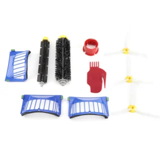 Robot limpiador, cepillo de 3 brazos, cepillo de cerdas de filtro fácil de quitar, cepillos flexibles de alta resistencia, cepillo de limpieza para el hogar de fábrica