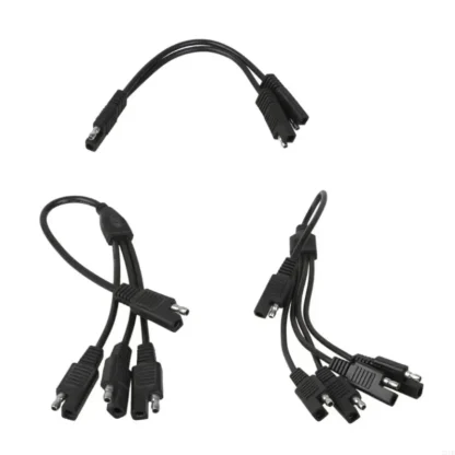 77ub Sae Y Splitters Adaptadores Cable SAE 1 a 2/3/4 Cable extensión automotriz SAE