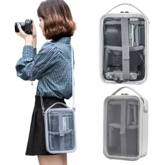 Bolsa para cámara visible, bolsa transparente para DSLR Digital, bolsa de transporte Digital a prueba de salpicaduras, bolso antiarañazos para la serie de cámaras de acción