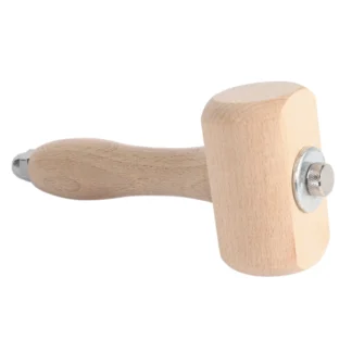 Kit de herramientas para coser cuero, mazo de madera, martillo de tallado, artesanía de cuero