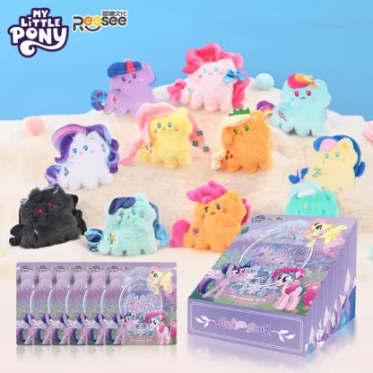 2025 NUEVO Bolso Ciego My Little Pony Peluche Lindo Pony SeriesV3 Muñeco Colgante de Dibujos Animados Genuino Bolsa Escolar Decoración Juguete para niños