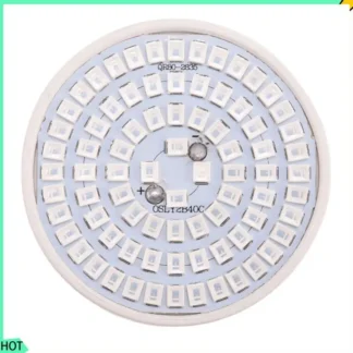 AWAH 2X E27 80 Leds lámpara de cultivo de plantas LED bombillas de crecimiento de espectro completo lámpara Phyto de flores de plántulas para plantas hidropónicas de interior