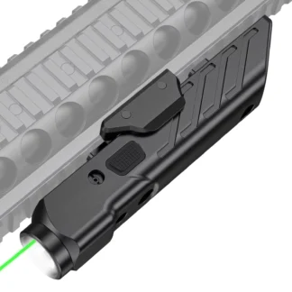 Richfire-linterna táctica multifuncional 2 en 1, Combo blanco y verde de 1700LM con recargable magnético para caza y autodefensa