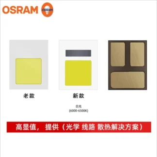 Osram-fuente de luz LED para Faro de automóvil, montaje de cuentas de alta potencia 2016, KW CELNM1.TG, 3-5W, 3V, 10 unidades por lote