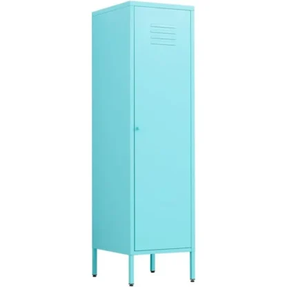 Gabinete para dormitorio de niños, aula escolar, oficina, hogar, taquillas para niños con 2 estantes y barra colgante apilable