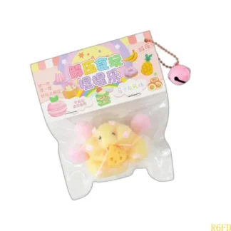 R6FD Juguete hámster exprimible juguete Solid Animal Squeeze para estudiantes y trabajadores oficina Relajación a mano