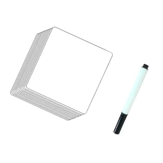 12 Uds. Pegatinas de pizarra reutilizables de borrado en seco, etiquetas lavables de PVC, notas DIY extraíbles para pared de Graffiti