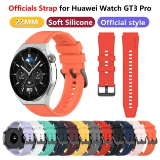 Correa de silicona de repuesto para Huawei Watch GT 3 Pro, pulsera de reloj Original, 22MM, 46MM, SE