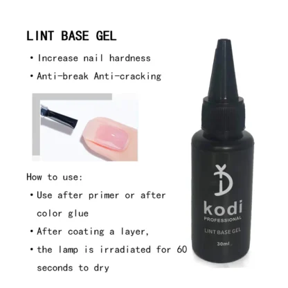 YD KODI PROFESSIONAL-esmalte de uñas de Gel con Base de goma, 30ml de espesor, sin pegajoso, mate, manicura superior, barniz Led UV, arte de uñas híbrido